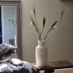Artificial Grass Spray Branch- 37&quot; Stem, Home Floral, Home Decor, Greenery, Rustic Decor