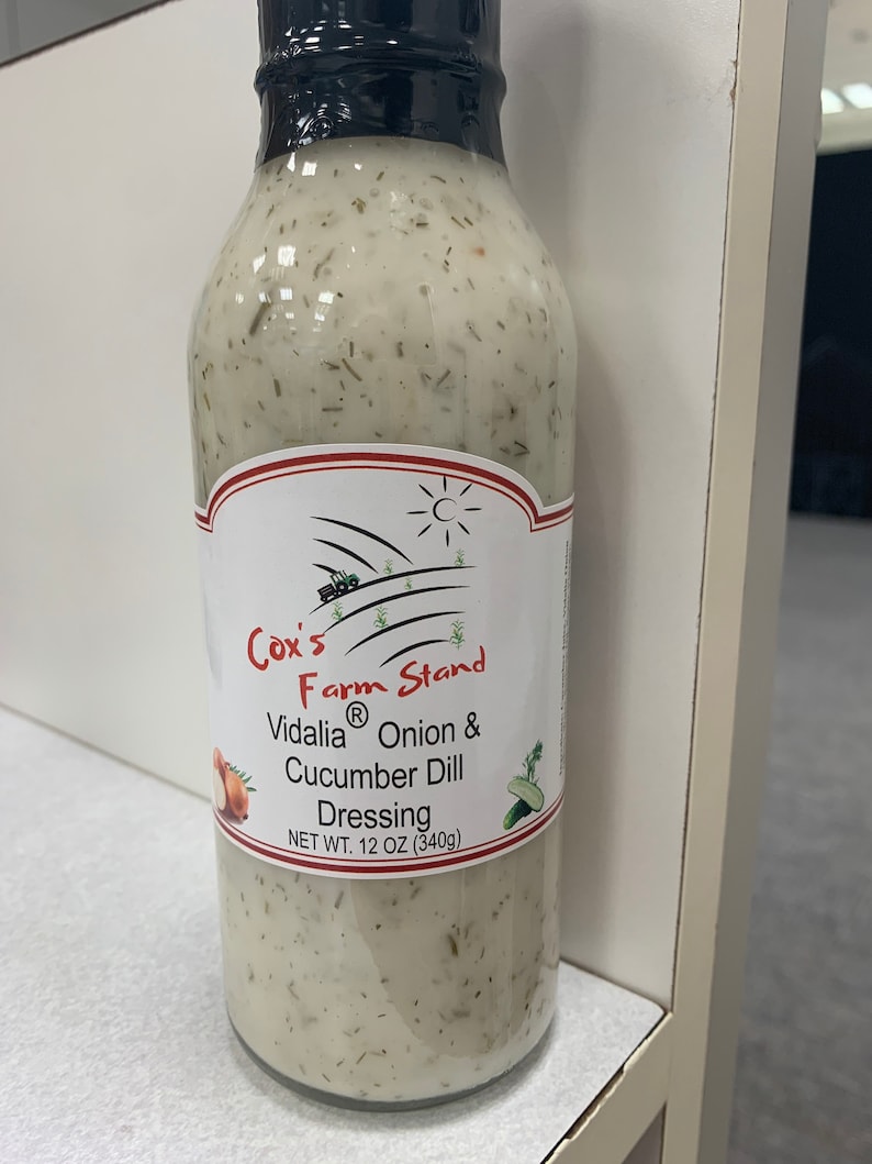 Vidalia Onion and Cucumber Dill Dressing Etsy
