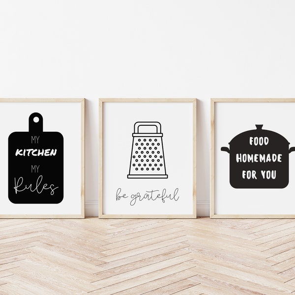 Kitchen Prints Etsy UK