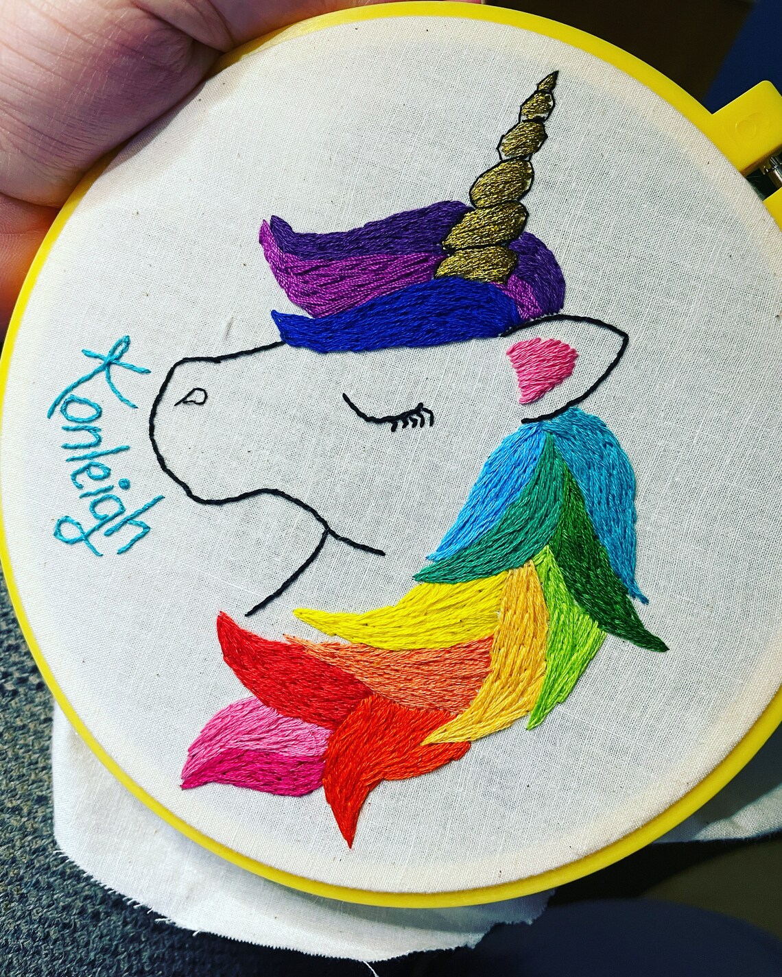 Unicorn Embroidery Pattern - Etsy