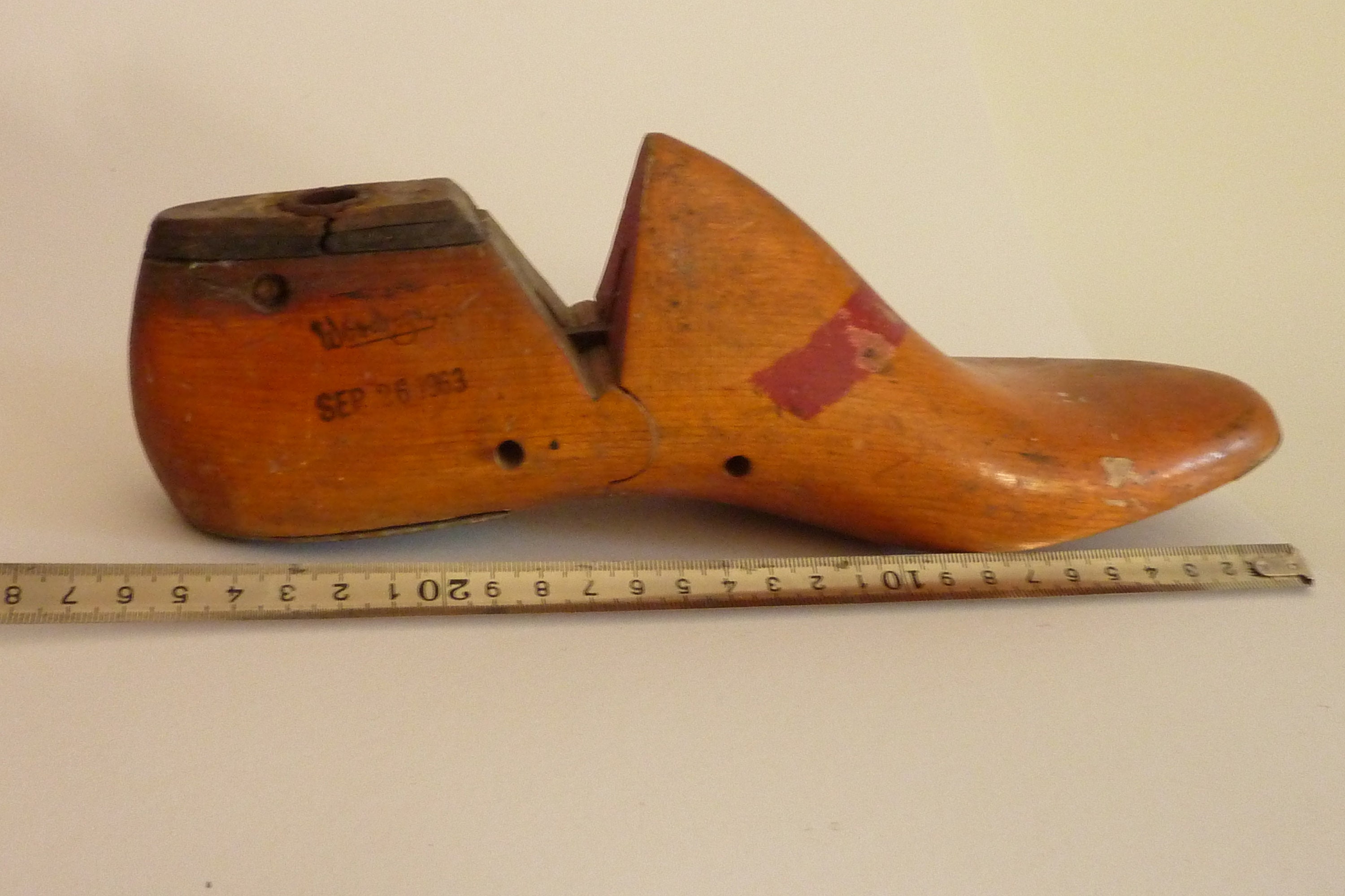 Woodright Schuhleisten Leisten Herren Holz Schuh Form 1963 | Etsy