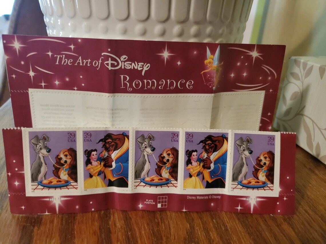 Disney stamps Collectors Romance edition Etsy