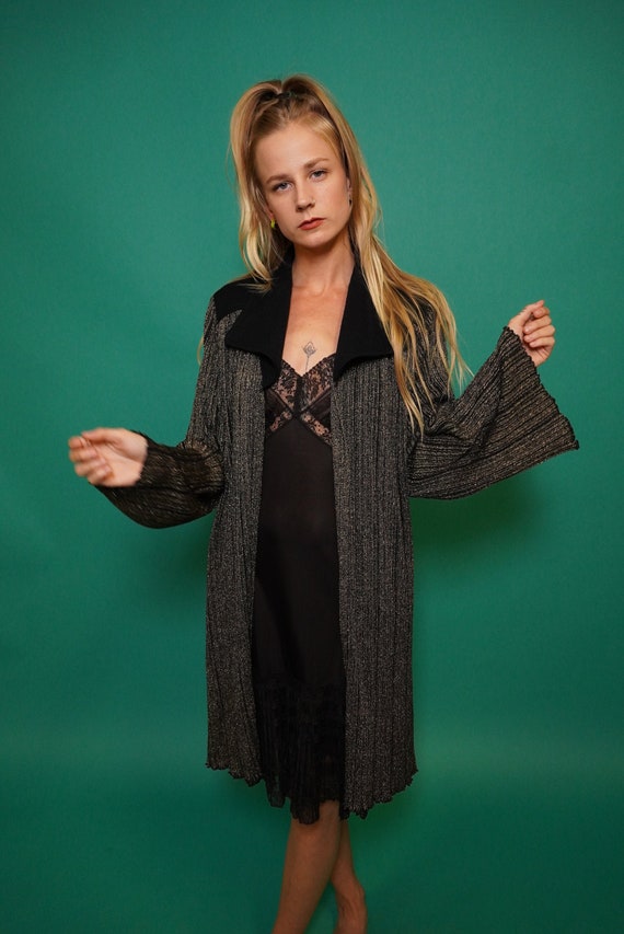 Vintage Duster, Oversized Cardigan, Sweater Coat,