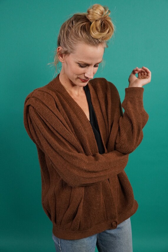 Vintage 70s Alpaca Sweater, Alpaca Wool Sweater, A