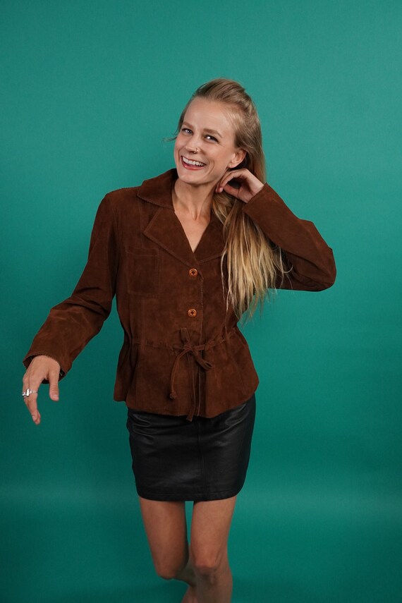 Brown Leather Jacket, Leather Jacket, Vintage Leat