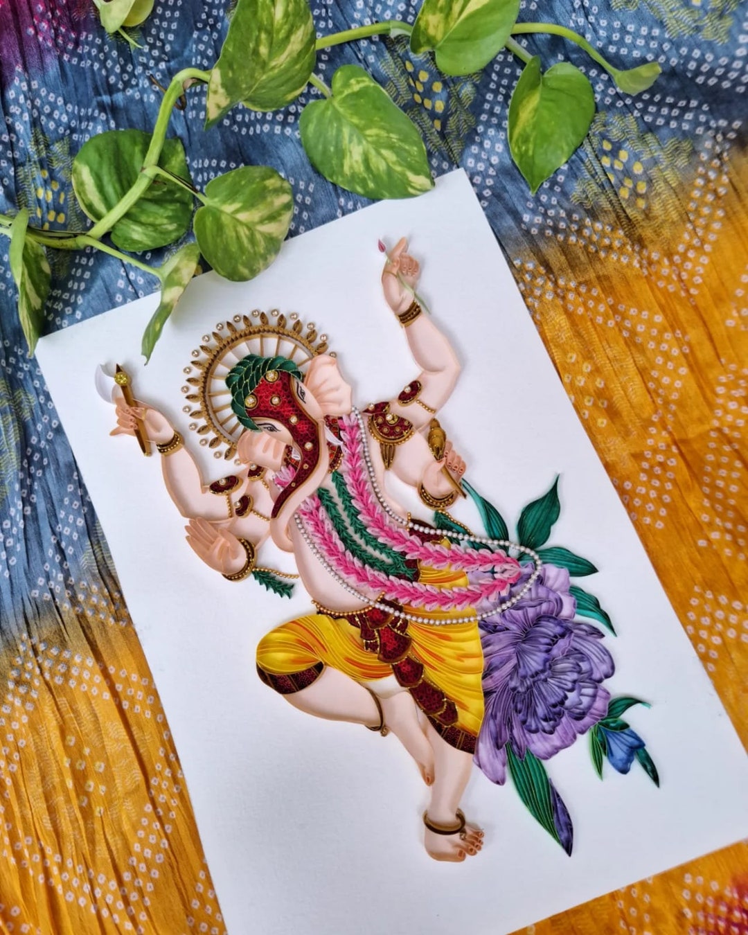 Buy Shri Ganesha Quilling Art Online in India Etsy
