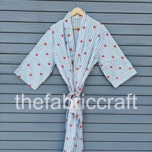 Cotton kimono Robes, Beach Cover Up, Bridesmaid Gift Cotton Kimono Robe, Beautiful Cotton Kimono Dress, Dressing Gown Cotton Kimono