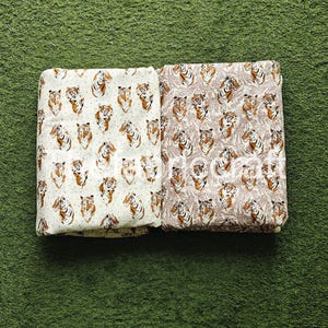 New Indian Tiger Print Fabric, Dress Making Fabric, Cotton Tiger Print Fabric By The Yard, Quilted Fabric, Sewing and Upholstery Fabric