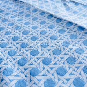 Tissu indien en coton imprimé bloc : tissu de couture et de courtepointe par mètre