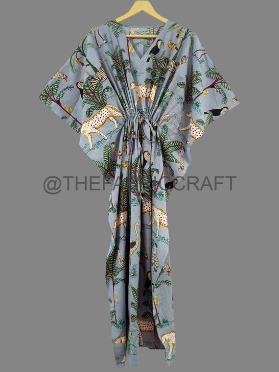 Cotton Kaftan Caftan Maxi Dress Cotton Dress Gift for Her Etsy