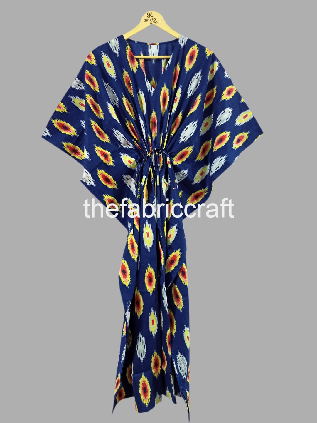 Mid Town Dress in Woven Ikat Cotton main image 1