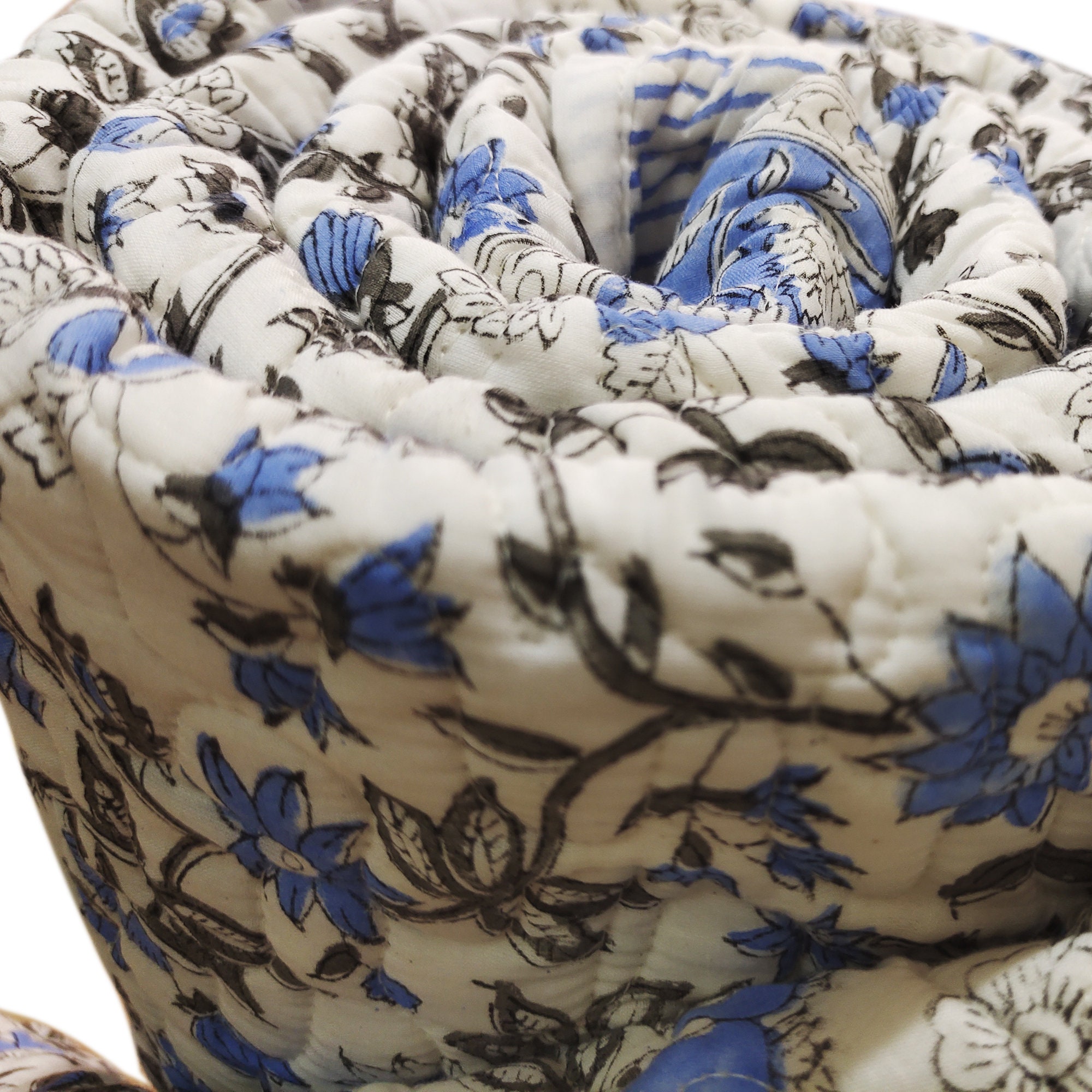 Hand Block Print Cotton Quilt Twin Quilt Reversible Quilt Etsy