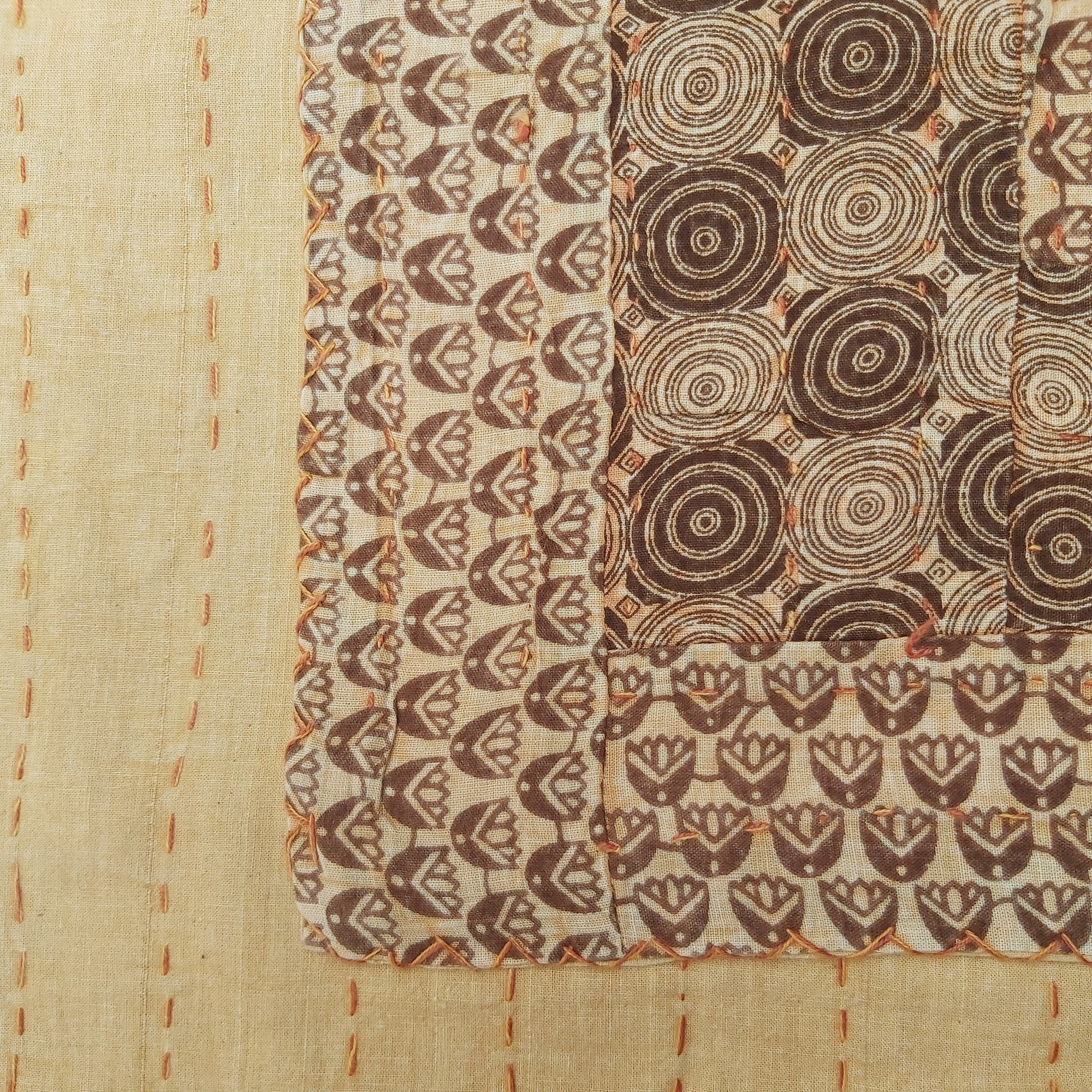 Elephant Design Hand Stitch Bed Cover Handmade Embroidery Etsy