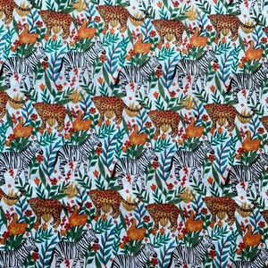 Christmas Decor Fabric, Home Decor Fabric, Room Decor Fabric, Boho Fabric, Animal Print Fabric By The Yard, Indian Handmade Fabric