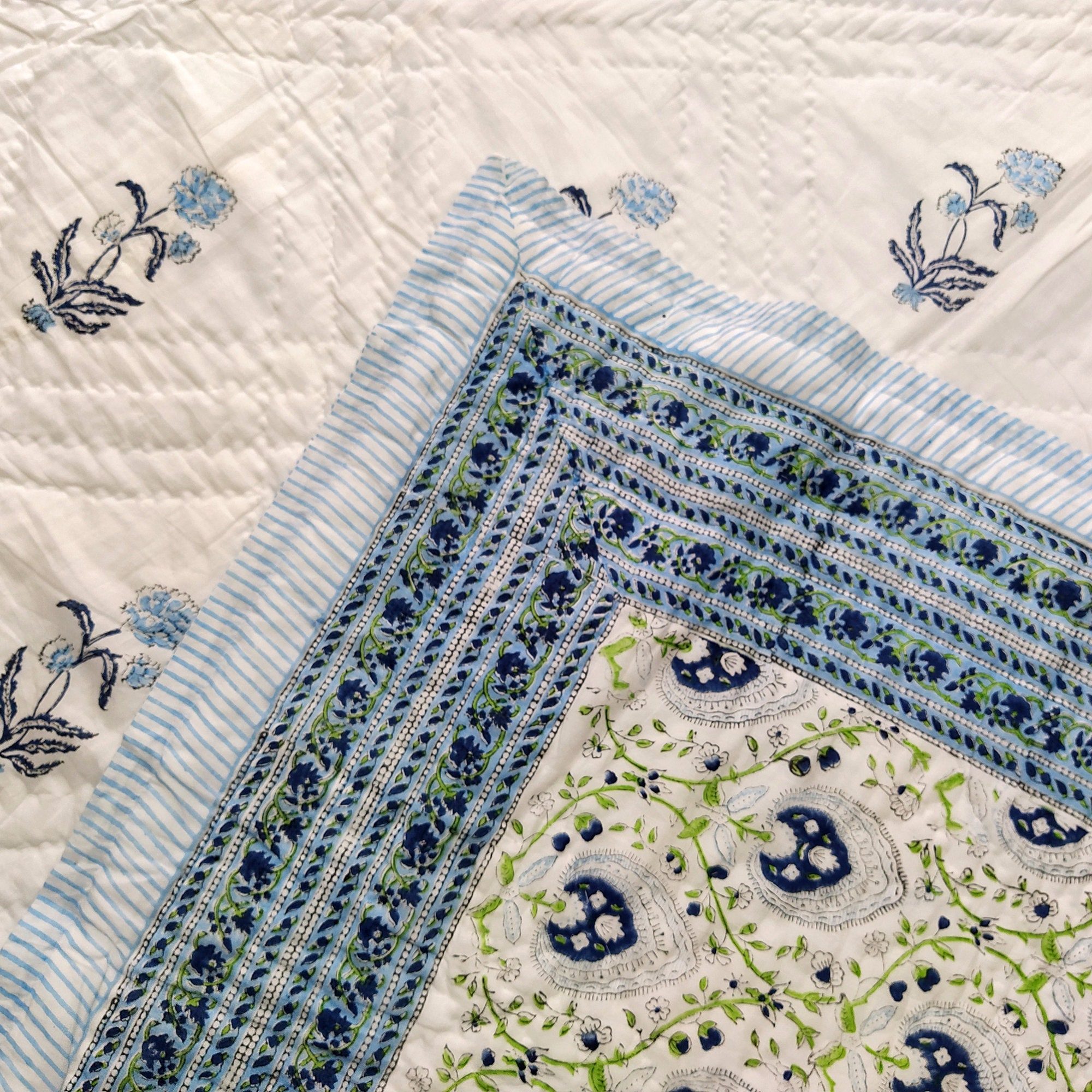 Handmade Bed Quilt Bedspread Wedding Quilt Modern Quilt Etsy