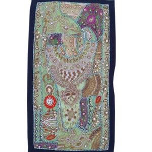 Indian Table Runner, Indian Wall Hanging Tapestry, Indian Vintage Runner, Wall Decor, Bedroom Wall Decor, Backdrop Wall Art