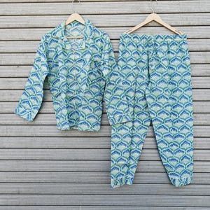 Floral Cotton Pajama Set: Soft Bridal Bridesmaid PJs