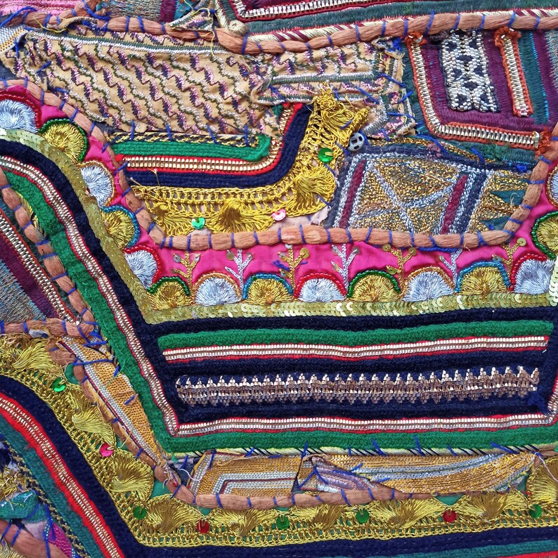 Buy Vintage Patchwork Tapestry, Indian Hand Work Tapestry, Wall Hanging