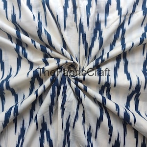 Indian Cotton Fabric, Hand Block Print Fabric By The Yard, Soft Cotton Fabric, Sewing Fabric, Quilting Fabric, Dressmaking Fabric