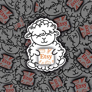 Woolly The Sheep, etsy, tracking, etsy sales, favorieten, social media, verkopen, small business, cute, stickers, leuk, planner, journal