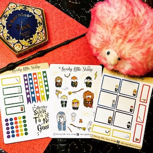 Harry Potter, Griffoendor,  Ravenklauw,  zwadderig, huffelPuff, stickers, film, J.K. Rowling,stickers, planner, schattig schaapje
