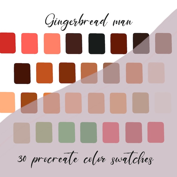 Gingerbread Palette Etsy
