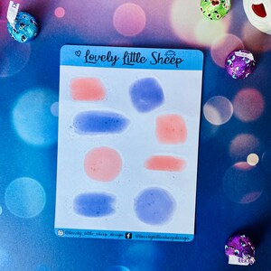 Pegatinas acuarela pastel, planificador de pegatinas herfst, invierno, seizoen, pegatinas, estética, roze paars waterverf bullet journal stickervel