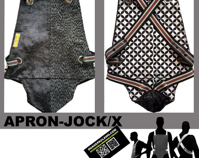 Featured listing image: Apron-JockX : 100BKLSTRIPE-DPAWO