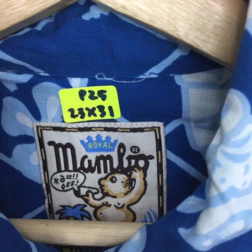 Vintage Mambo All shops Over Print Button Down Oxford XL Size