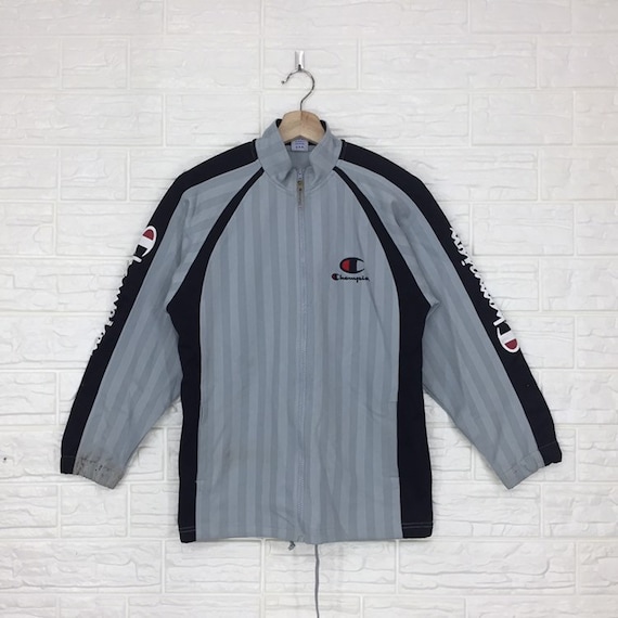 Vintage Champion Zipper Sweater Zipper Jacket Medi