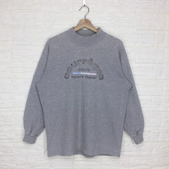 Vintage Courreges Paris sweatshirt Crewneck Pullov