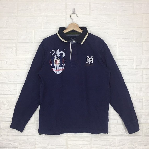 Vintage Tommy Hilfiger Longsleeve Polo T Shirt XL