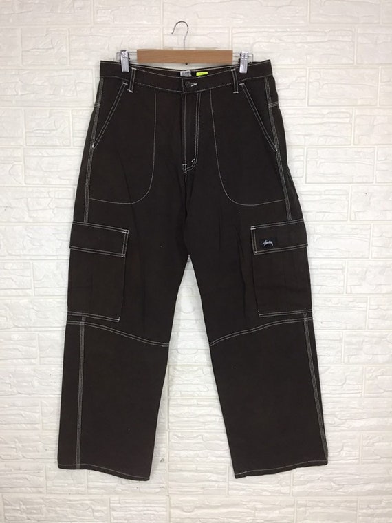 Vintage Stussy Cargo Pant Trousers Size 33