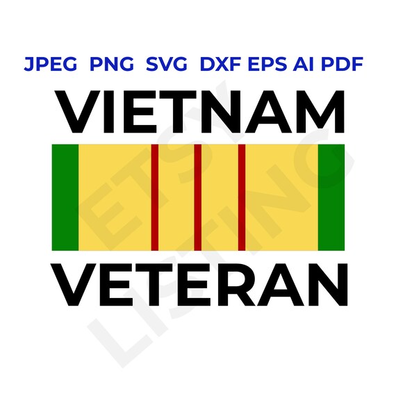 Vietnam Veteran Flag Vietnam Veteran Svg | Etsy