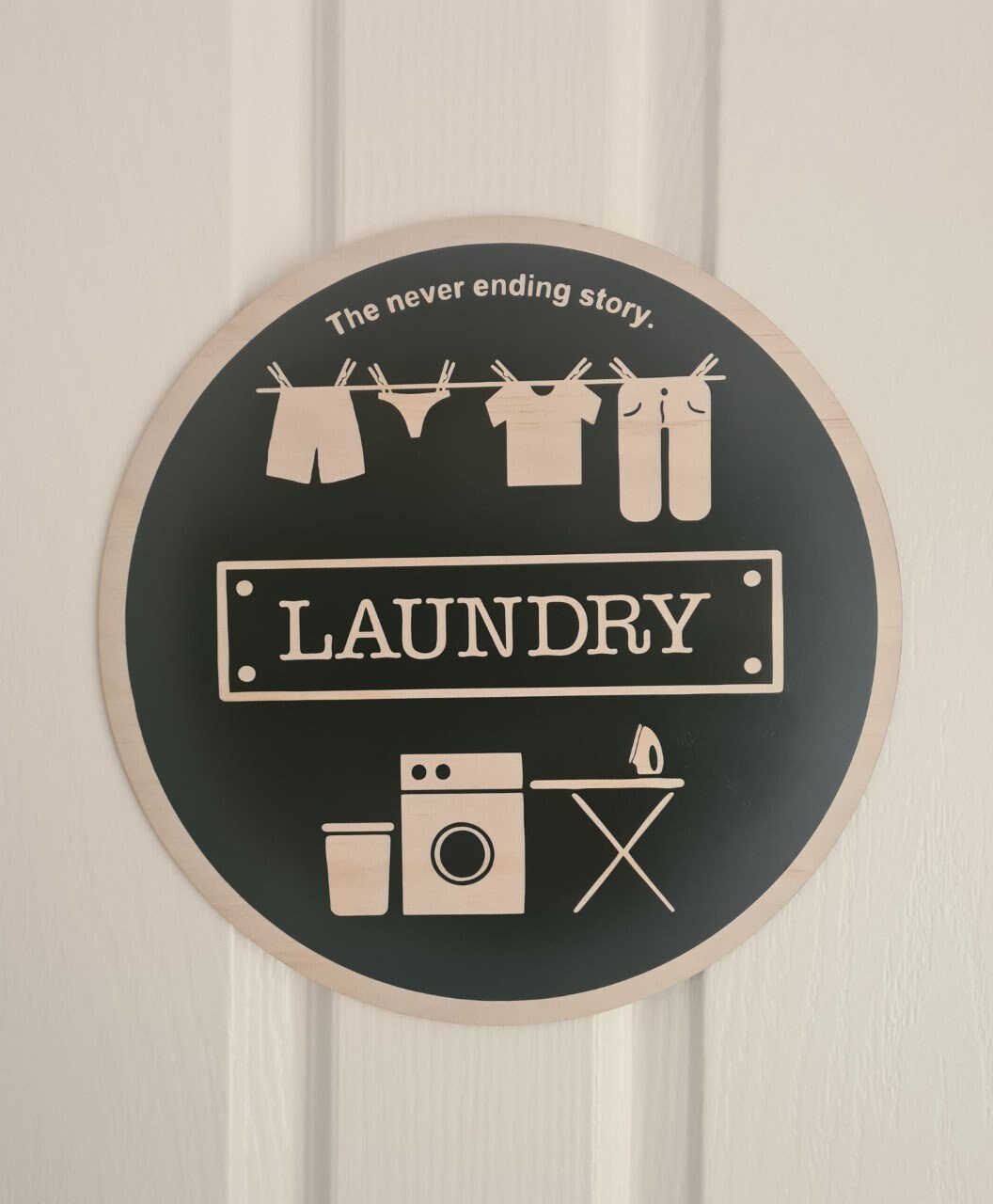 Wooden Laundry Sign / Door Sign / Home Decor / Wall Hangings Etsy