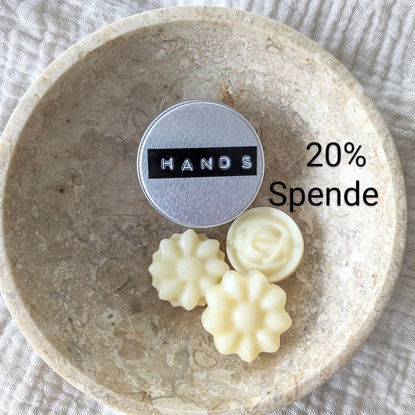 Handbalm, Mango Vanille, Gutes Tun, fester Handbalsam, Naturkosmetik, BIO, feste Handcreme, 20% Spende