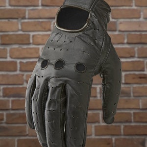 327 Men's Leather Gauntlet Gloves 