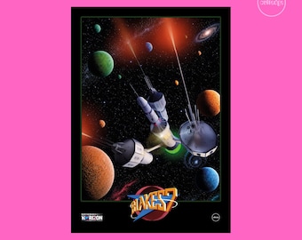 LIMITED EDITION Blake's 7: Liberator, A3 Print