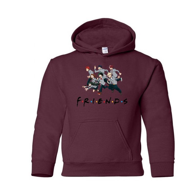 my hero academia friends sweatshirt