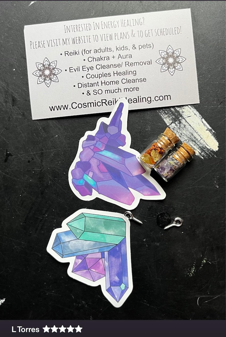 Custom Dry Herb Spell Jar: Crystals, Herbs, and Flowers image 8