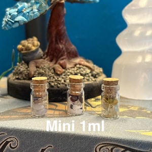 Custom Dry Herb Spell Jar: Crystals, Herbs, and Flowers image 5