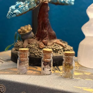 Custom Dry Herb Spell Jar: Crystals, Herbs, and Flowers image 17