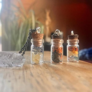 Custom Dry Herb Spell Jar: Crystals, Herbs, and Flowers image 12
