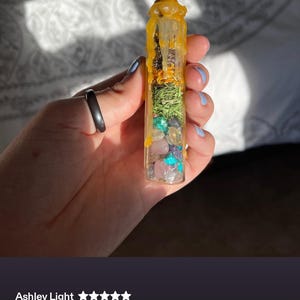 Custom Dry Herb Spell Jar: Crystals, Herbs, and Flowers image 11