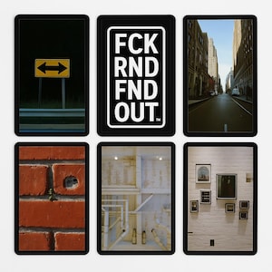 FCK Rnd Fnd Out™ – フォトグラフィックオラクルカードデッキ（先行販売）