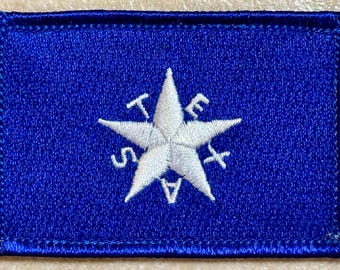 Parche de la bandera de Lorenzo De Zavala Texas
