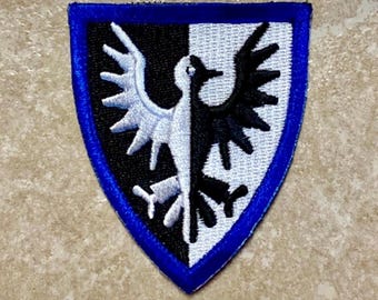 Parche del escudo de los Halcones Negros (Castillo LEGO)