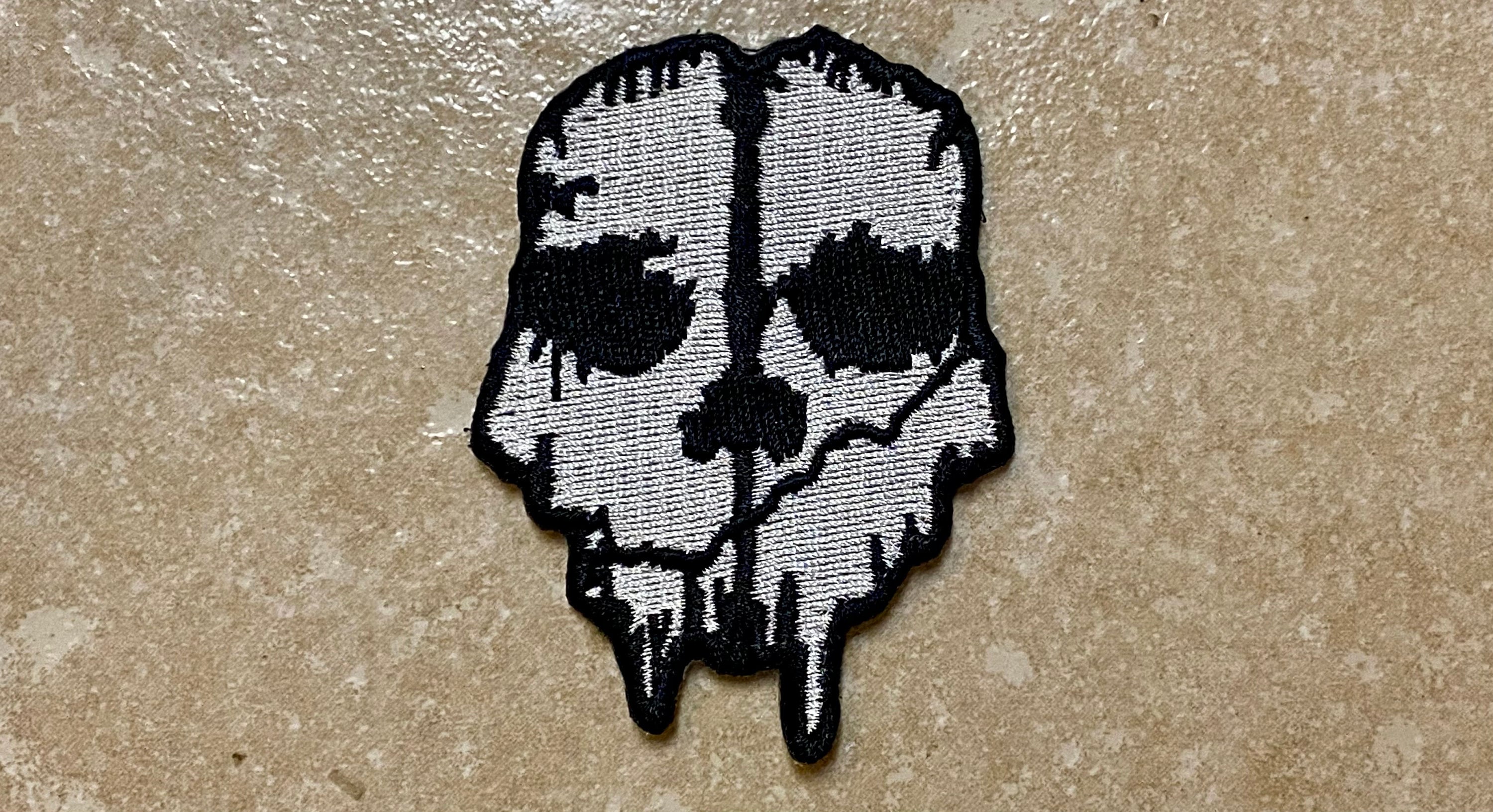 Call Of Duty Ghost Mask Skull Patches, Diy Embroidery Decorative