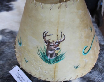 Deer Rawhide Lamp Shade