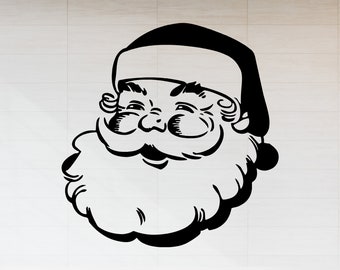 Download Vintage Santa Svg Etsy